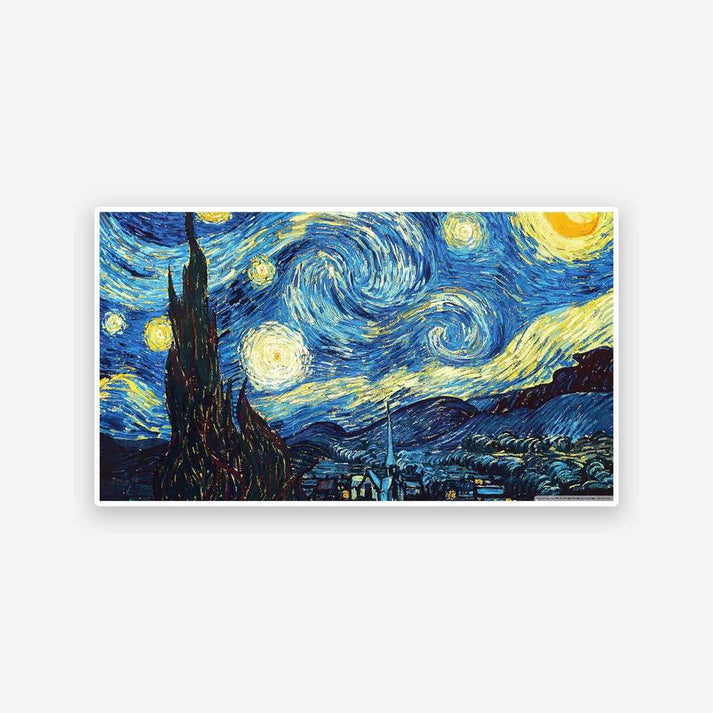 Starry night sticker