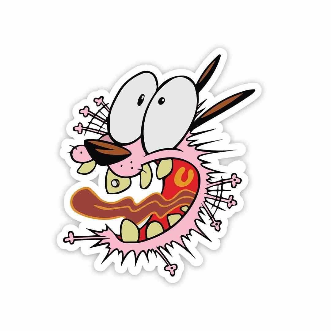 Courage the Cowardly Dog Sticker